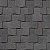 QUIET TILE BOHHO Антрацитово серый